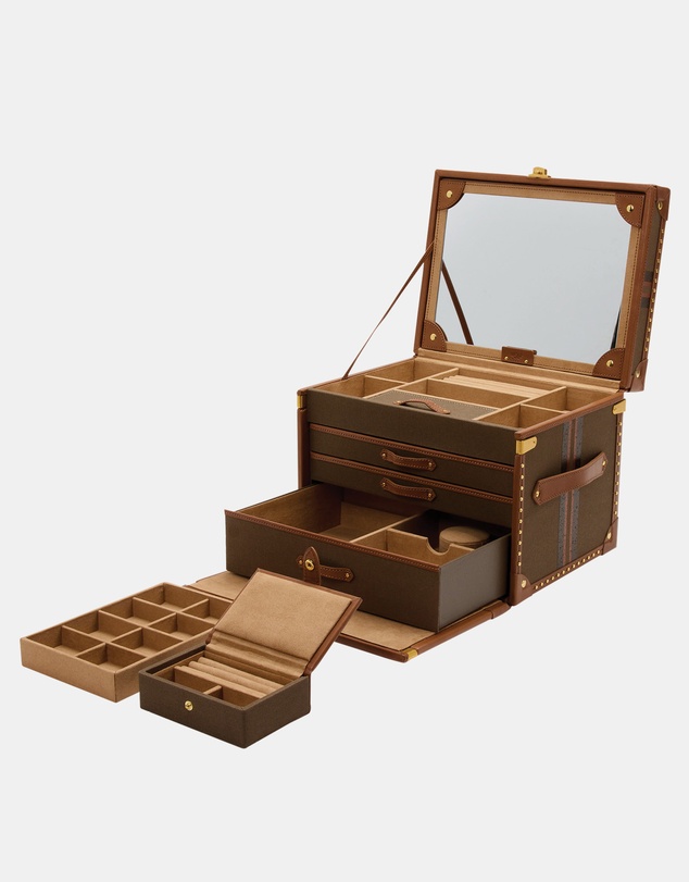 Wolf - Wolf Ida Trunk Jewellery Box Khaki