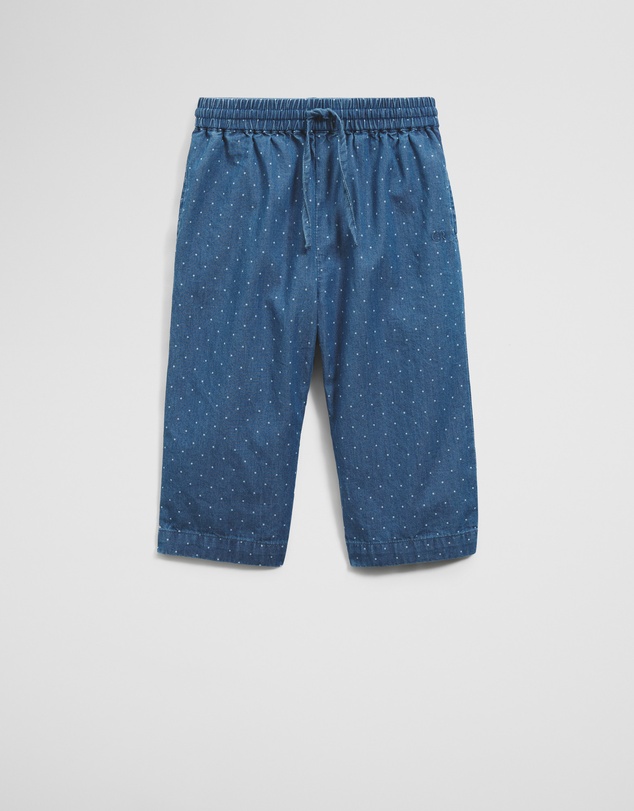 Country Road - Cotton Chambray Wide Legging Pant