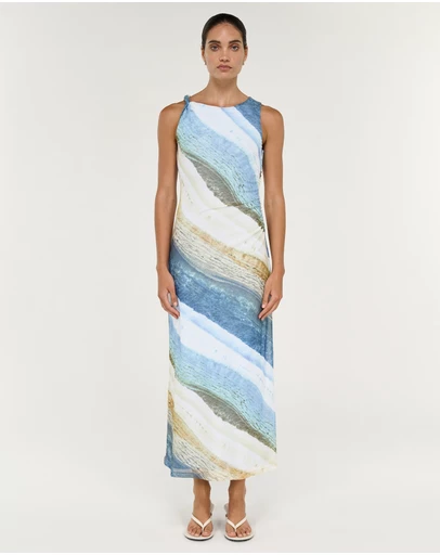 Staple the Label - Zelie Mesh Midi Dress