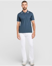GUESS - Eco Paul Pique Tipping Polo Shirt