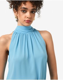 Forcast - Shelby Draped Sleeveless Top