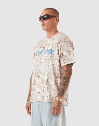 Zanerobe - Naturalist Box Tee Washed Real Camo