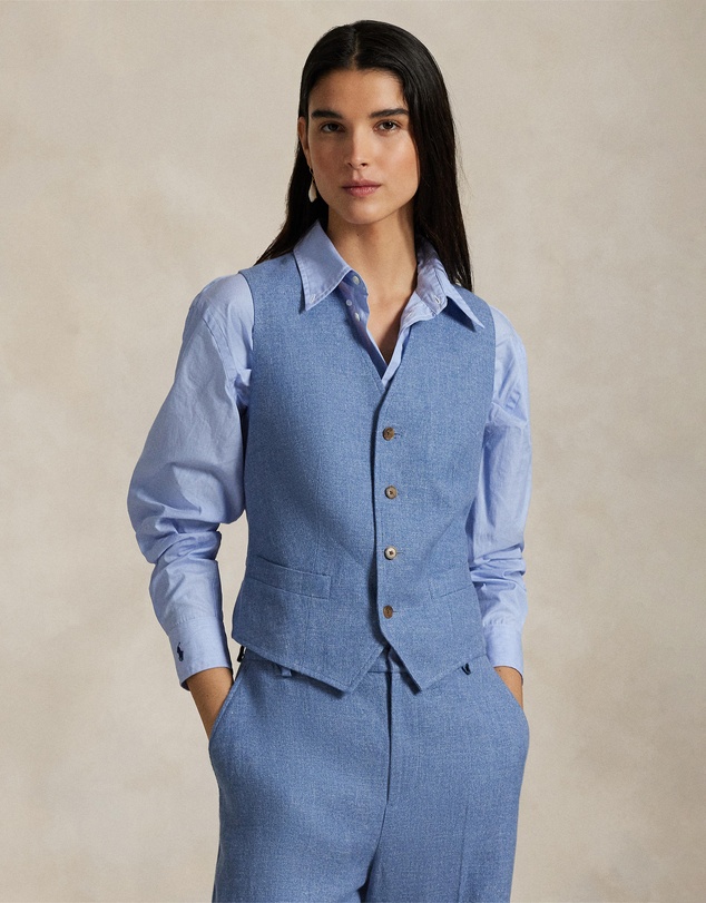 Polo Ralph Lauren - Linen-Cotton Twill Vest