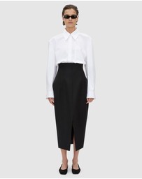 CAMILLA AND MARC - Caius High Corset Waist Midi Skirt