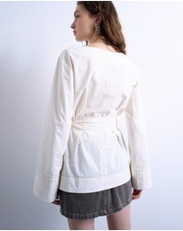 TOPSHOP - Tie Waist Top