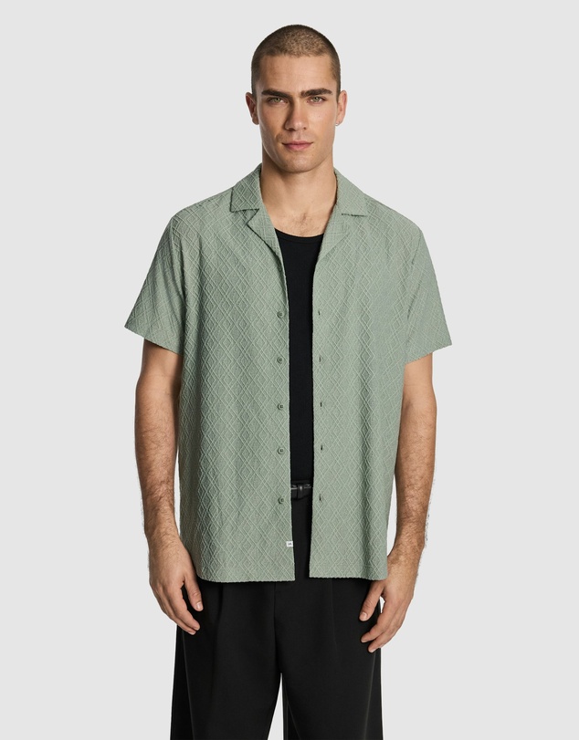 yd. - Murdock Textured Shirt