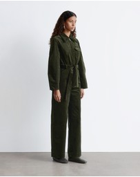 & Other Stories - Belted Corduroy Jumpsuit
