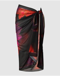 Miraclesuit Swimwear  - Petali Rosa Sarong Beach Coverup