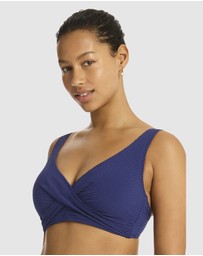 Sea Level Australia - Messina Cross Front Multifit Bra Top