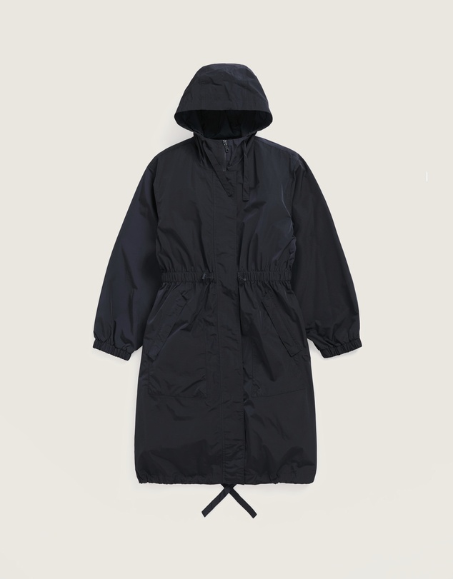 Seasalt - Seasalt Cornwall Navy Skyllen Oversized Waterproof Raincoat