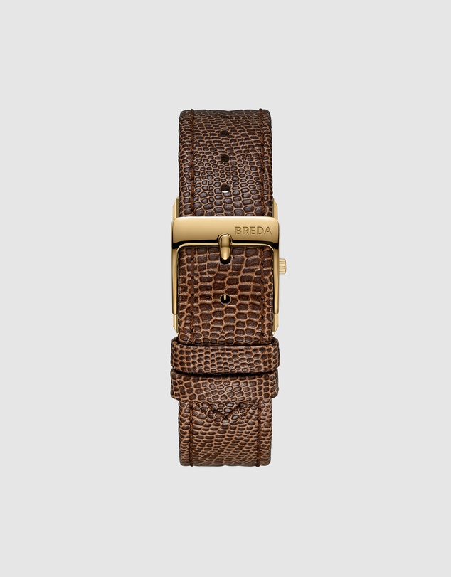 Breda - Virgil 1765c Leather Band Watch, 20MM