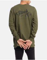 Stock & Co. - Scroll Long Sleeve Tee