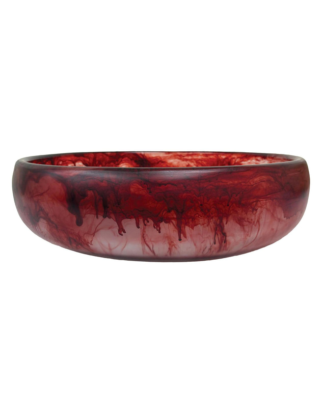 Urban Attitude - Urban Attitude GAB Extra Large Bowl 59.5 Wide by 12.5 Height - Berry Red