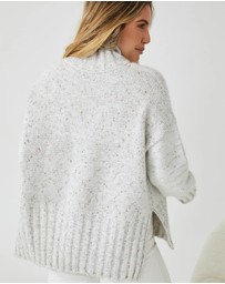 Esther & Co - Chesterfield Jumper - Grey