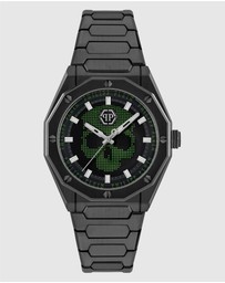 Philipp Plein - PLEIN DELUXE 44mm IP Black Tone Analogue Watch