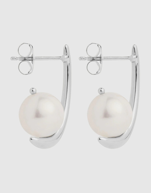 Najo - Mariselle Silver Pearl Earring