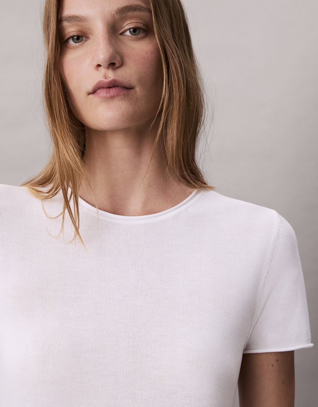 Calvin Klein - Fine Rib Slim T-Shirt