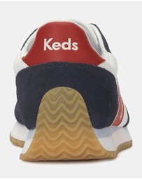 Keds - Rena Nylon/Suede White/Navy/Red