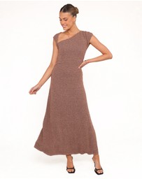 Petal & Pup - Talisa Midi Dress - Brown Marle