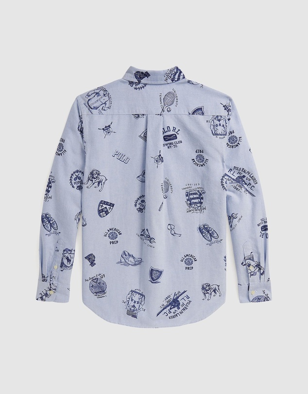Polo Ralph Lauren - Cotton Oxford Graphic Shirt - Teens