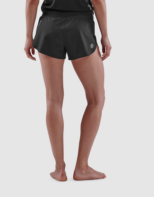 SKINS - SKINS Women's Series-3 Running/Gym Run Shorts Activewear Black