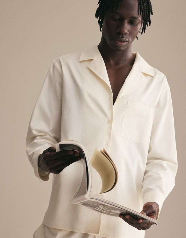 Resting - Soft Woven Cotton Lenny Long Sleeve Shirt