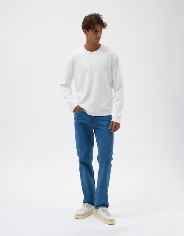 AERE - Relaxed Long Sleeve Cotton Tee