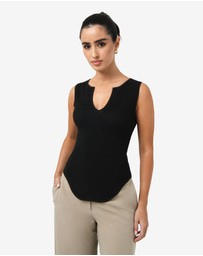 Forcast - Noemi Split Neck Tank