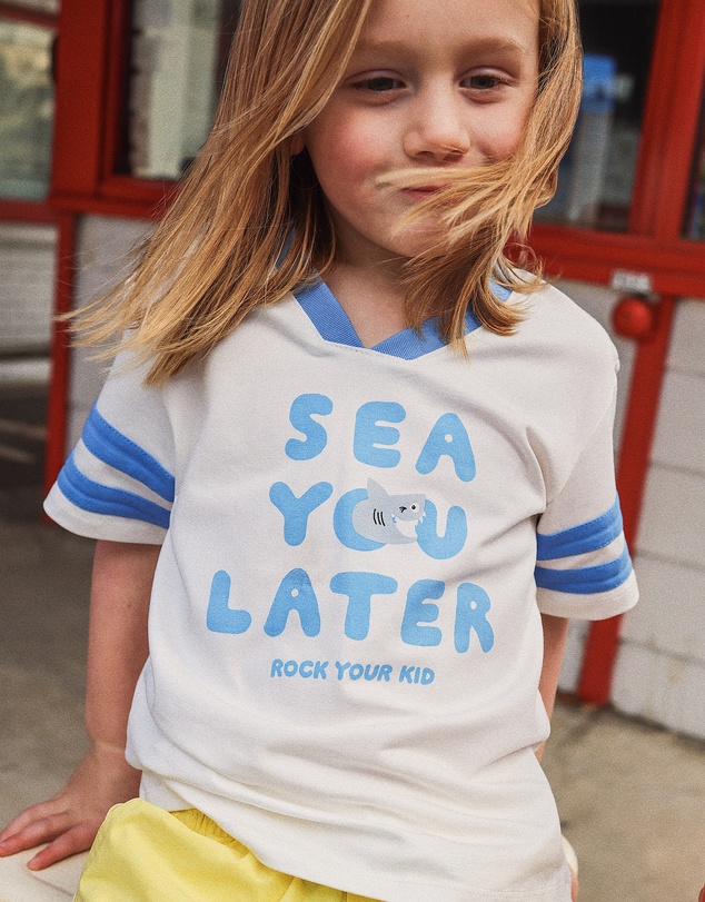 Rock Your Kid - Donnie Tee in Coastal Blue