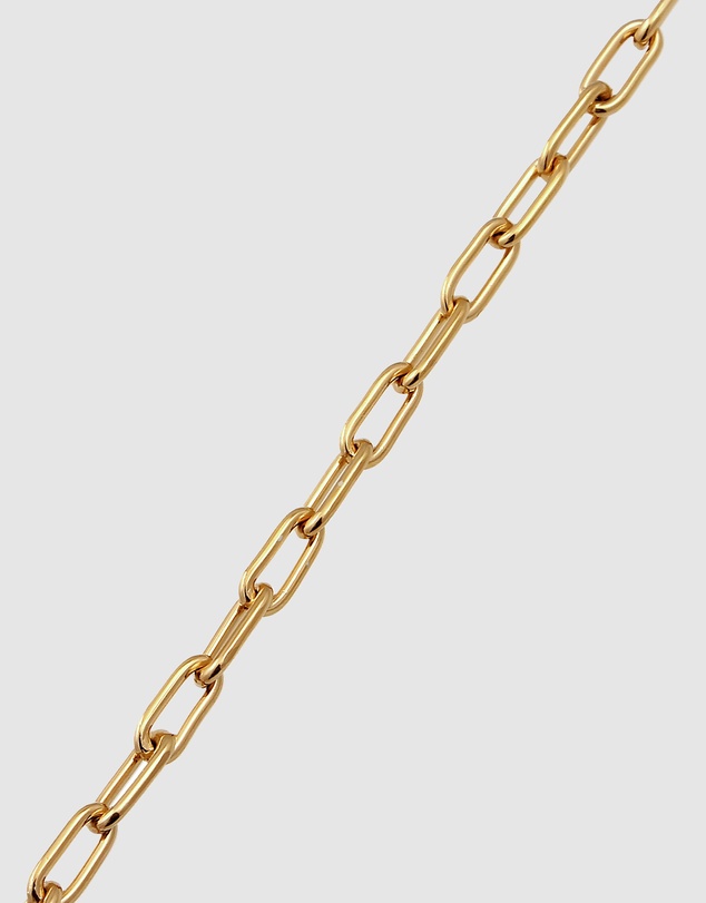 Kuzzoi - ICONIC EXCLUSIVE - Classic Long Link Chain Bracelet in Gold-Plated 925 Sterling Silver