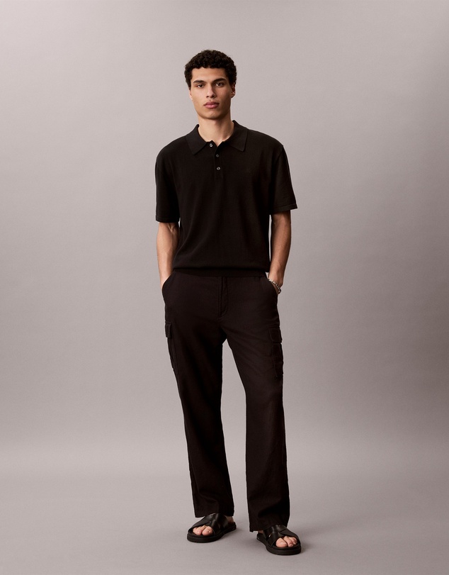 Calvin Klein - Supima Cotton Polo Sweater
