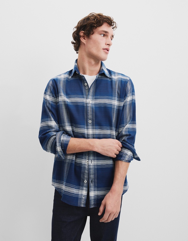 Country Road - Regular Fit Cotton Flannel Check Shirt