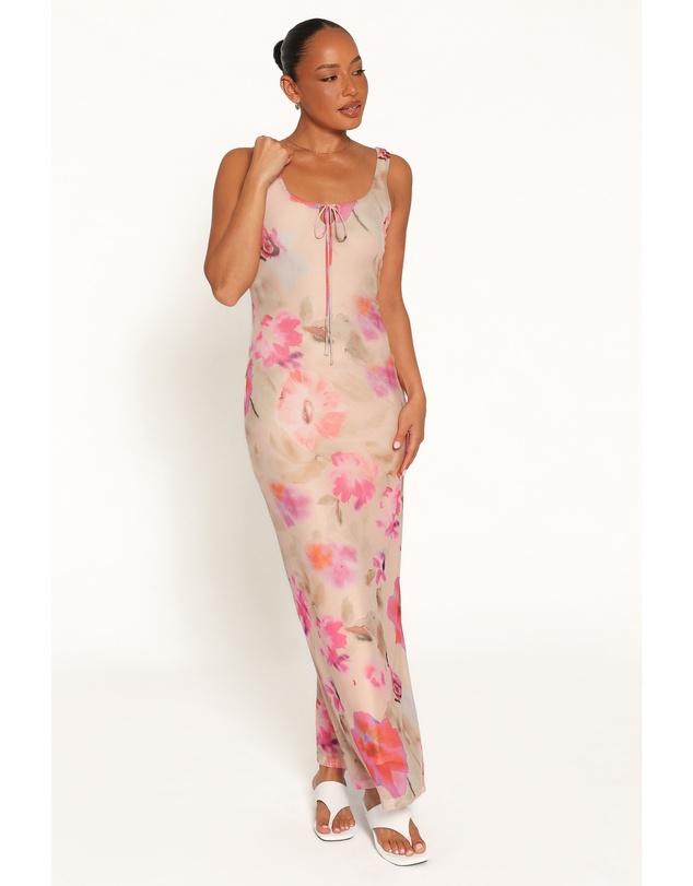 Petal & Pup - Avina Maxi Dress - Pink Floral
