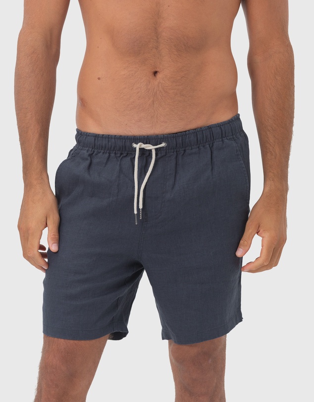 Coast Clothing - Linen Shorts - Charcoal Grey