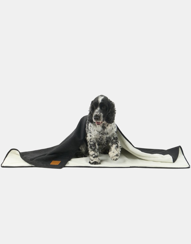 Mog & Bone - Fleece Pet Blanket - Black Denim