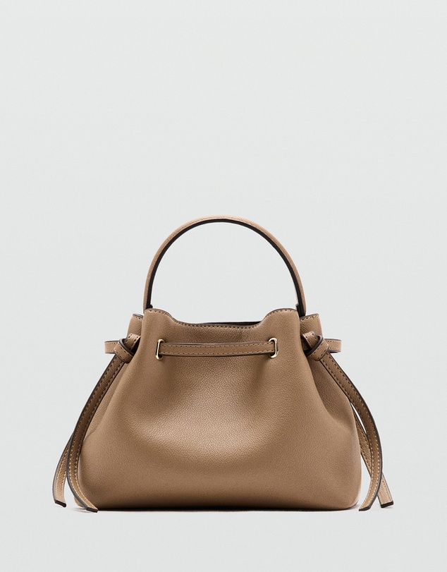 M.N.G - Faux-leather Bucket Handbag