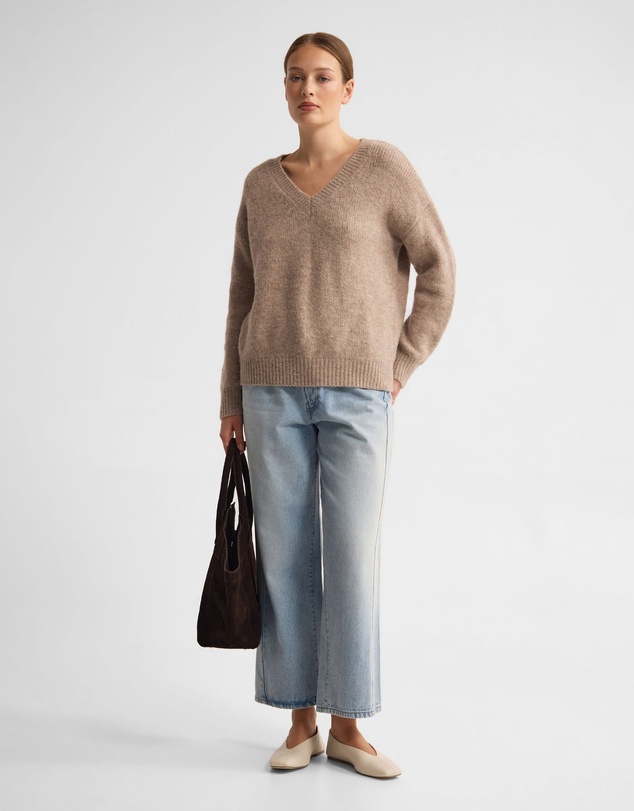 Oxford - Bridgette Alpaca Blend V-Neck