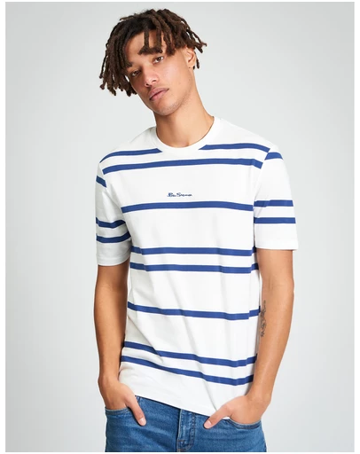 Ben Sherman - Pique Stripe Tee