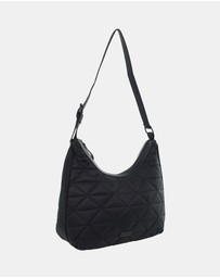 Pierre Cardin - Pierre Cardin Ladies Nylon Geometric Hobo Bag