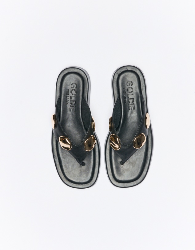 Goldie The Label - Boston Leather Slide