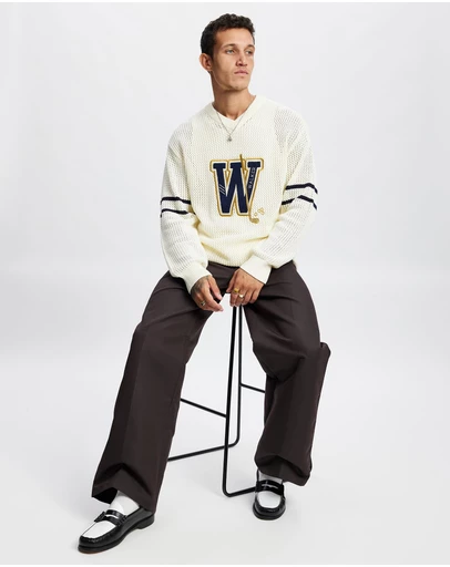 Walker Golf Things - Craftwork Knit Sweater - ICONIC EXCLUSIVE