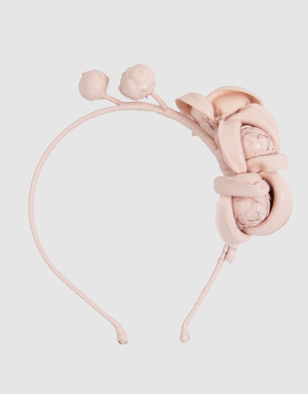 Max Alexander - Leather Flowers Headband