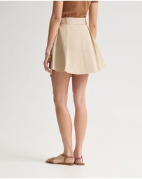 Oxford - Teri Cotton Safari Skirt