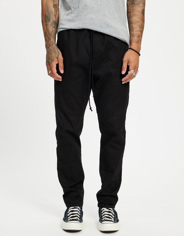 Surrounded By Ghosts - The Hafnon Slim Drawstring Denim Pants