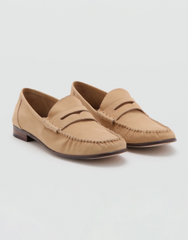 M.N.G - Nubuck Leather Moccasins