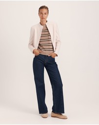SABA - Nora Wool Cashmere Stripe Knit