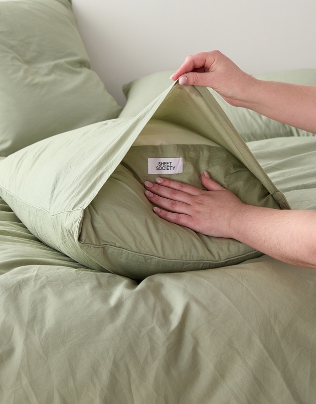 Sheet Society - Leo Washed Cotton Quilt Cover Set
