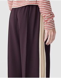 Bassike - Wide Leg Athletic Tape Pants