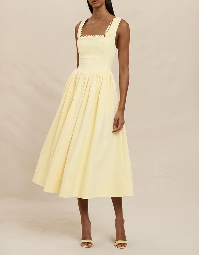 BY JOHNNY. - Nova Scallop Midi Dress