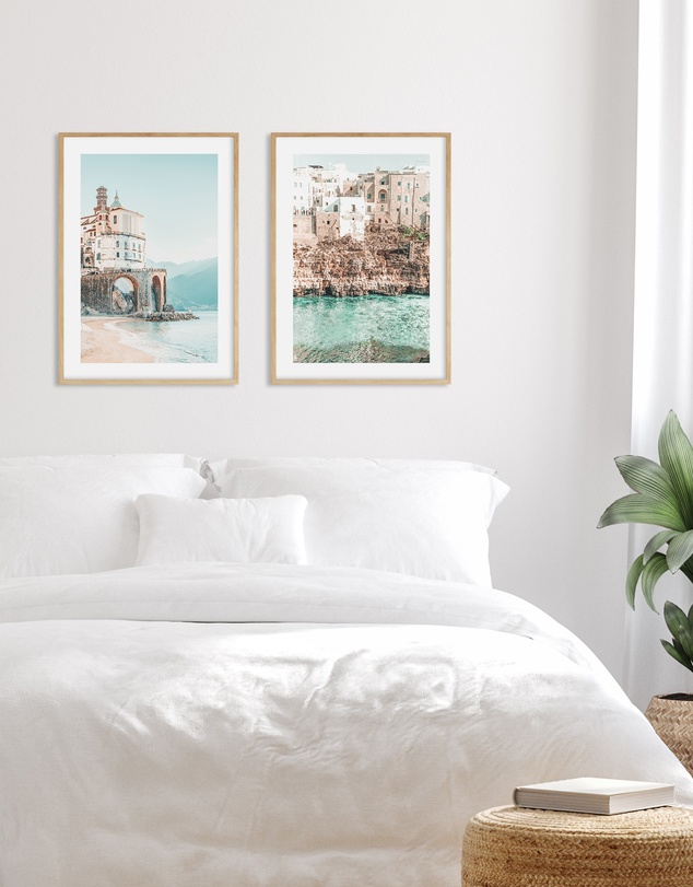 Olive et Oriel - Amalfi Sunsets II Art Print